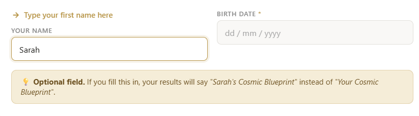 how to use Sun Moon Rising Sign Calculator step 2